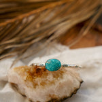 The Passenger Stacking Cuff in Whitewater Turquoise - Golden Road Crafted