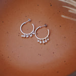 The Pearl Raindrop Earrings - Golden Road Crafted