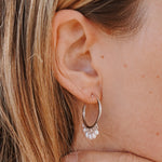 The Pearl Raindrop Earrings - Golden Road Crafted