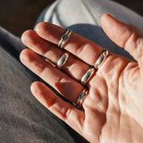 The Raindrop Ring in Carico Lake Turquoise (Size 7) - Golden Road Crafted