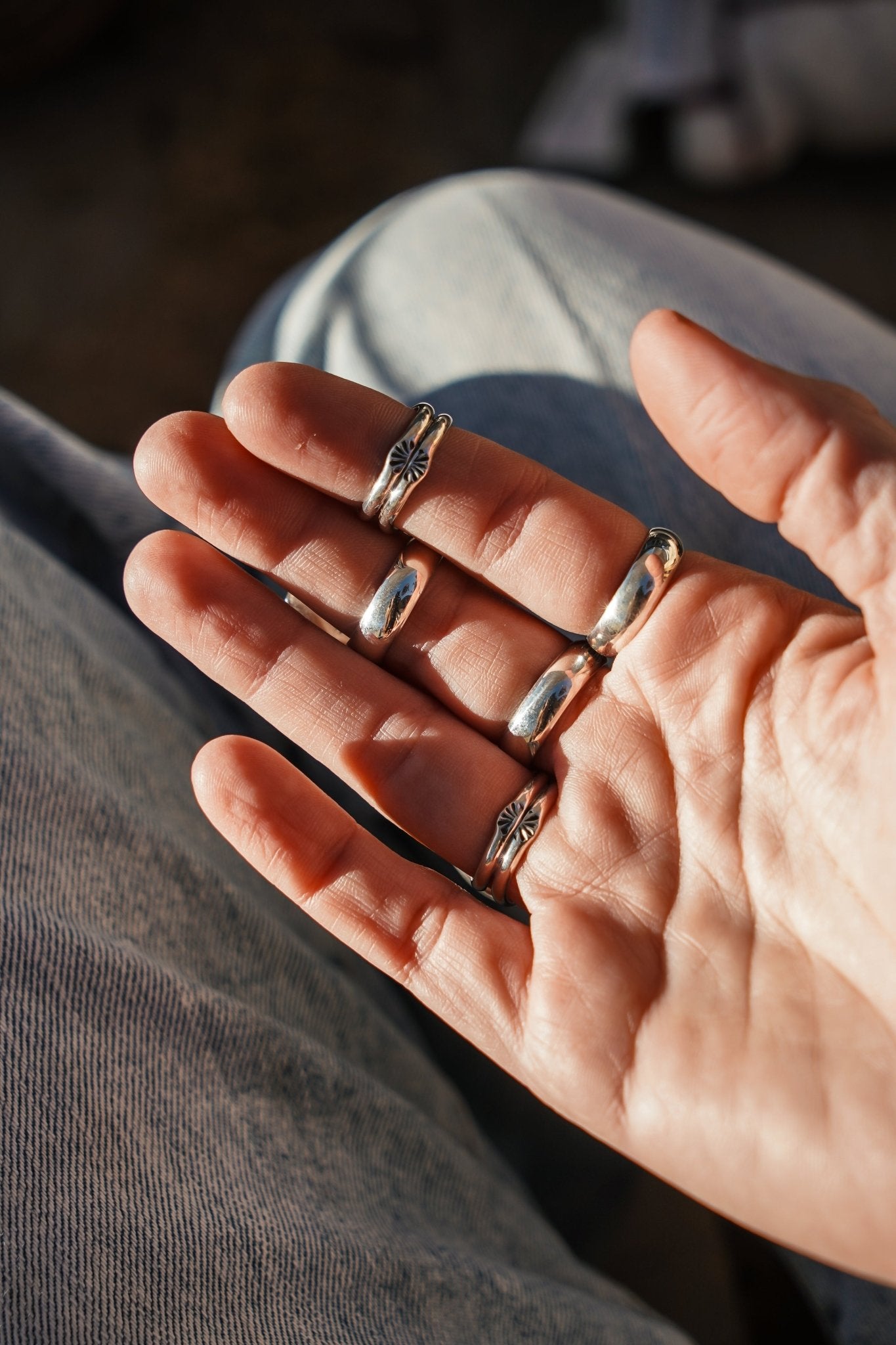 The Raindrop Ring in Carico Lake Turquoise (Size 7) - Golden Road Crafted