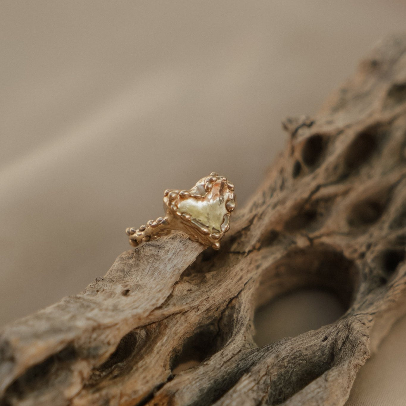 The Rooted Love Ring (Choose your metal and size) - Golden Road Crafted