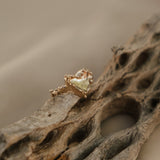The Rooted Love Ring (Choose your metal and size) - Golden Road Crafted