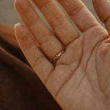 The Rooted Love Ring (Choose your metal and size) - Golden Road Crafted