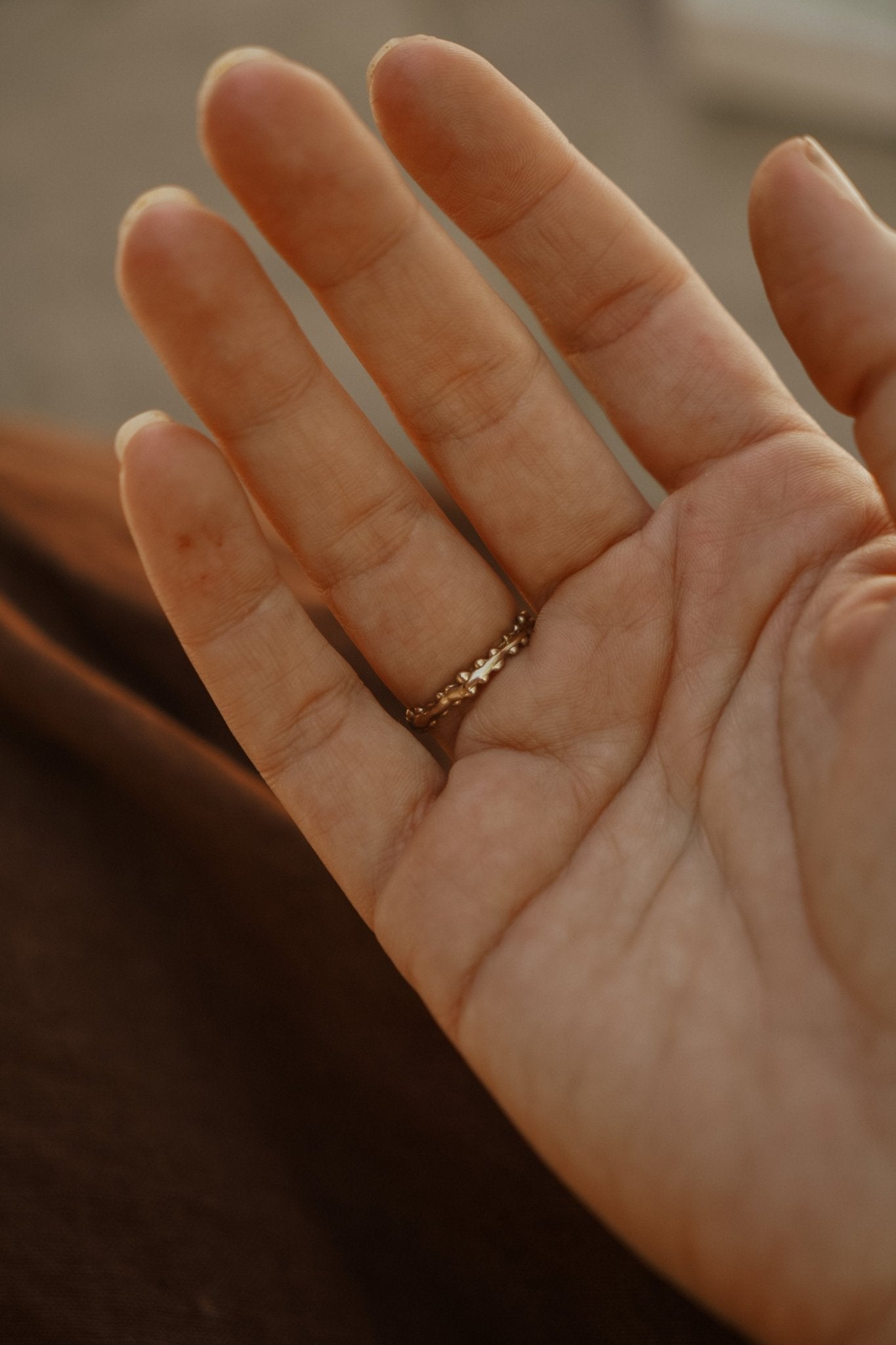 The Rooted Love Ring (Choose your metal and size) - Golden Road Crafted