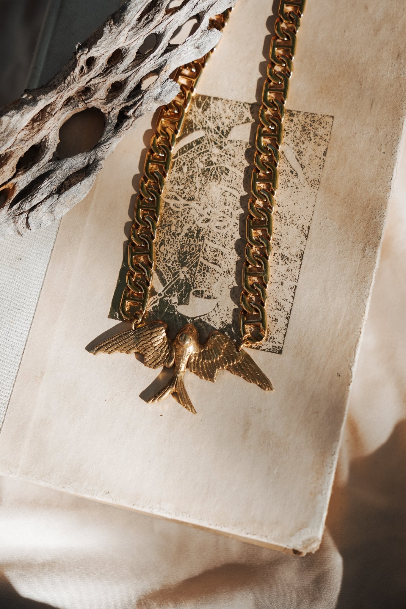 The Skybound Necklace - Golden Road Crafted