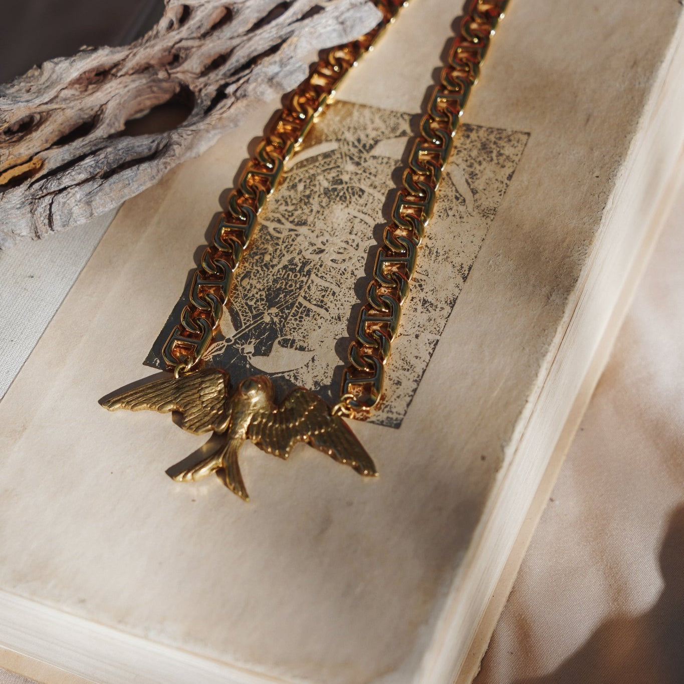 The Skybound Necklace - Golden Road Crafted