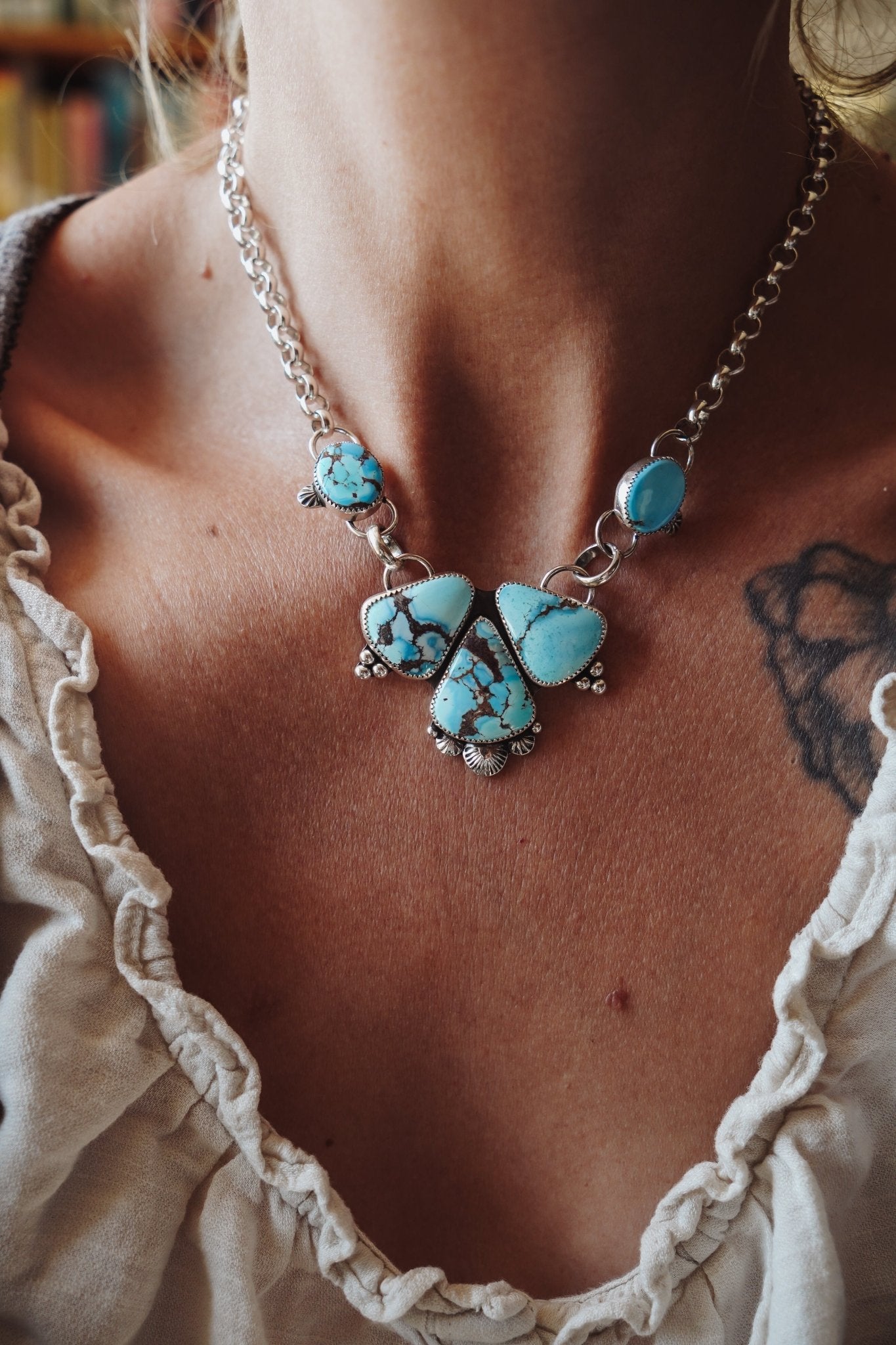 The Starlight Cluster Choker in Golden Hills - Golden Road Crafted