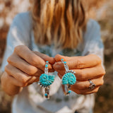 The Turquoise Ammonite Cuff - Golden Road Crafted