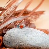 The Turquoise Lover's Ring in Spiny Oyster & Morenci Turquoise (Size 5.5) - Golden Road Crafted