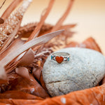 The Turquoise Lover's Ring in Spiny Oyster & Morenci Turquoise (Size 9) - Golden Road Crafted