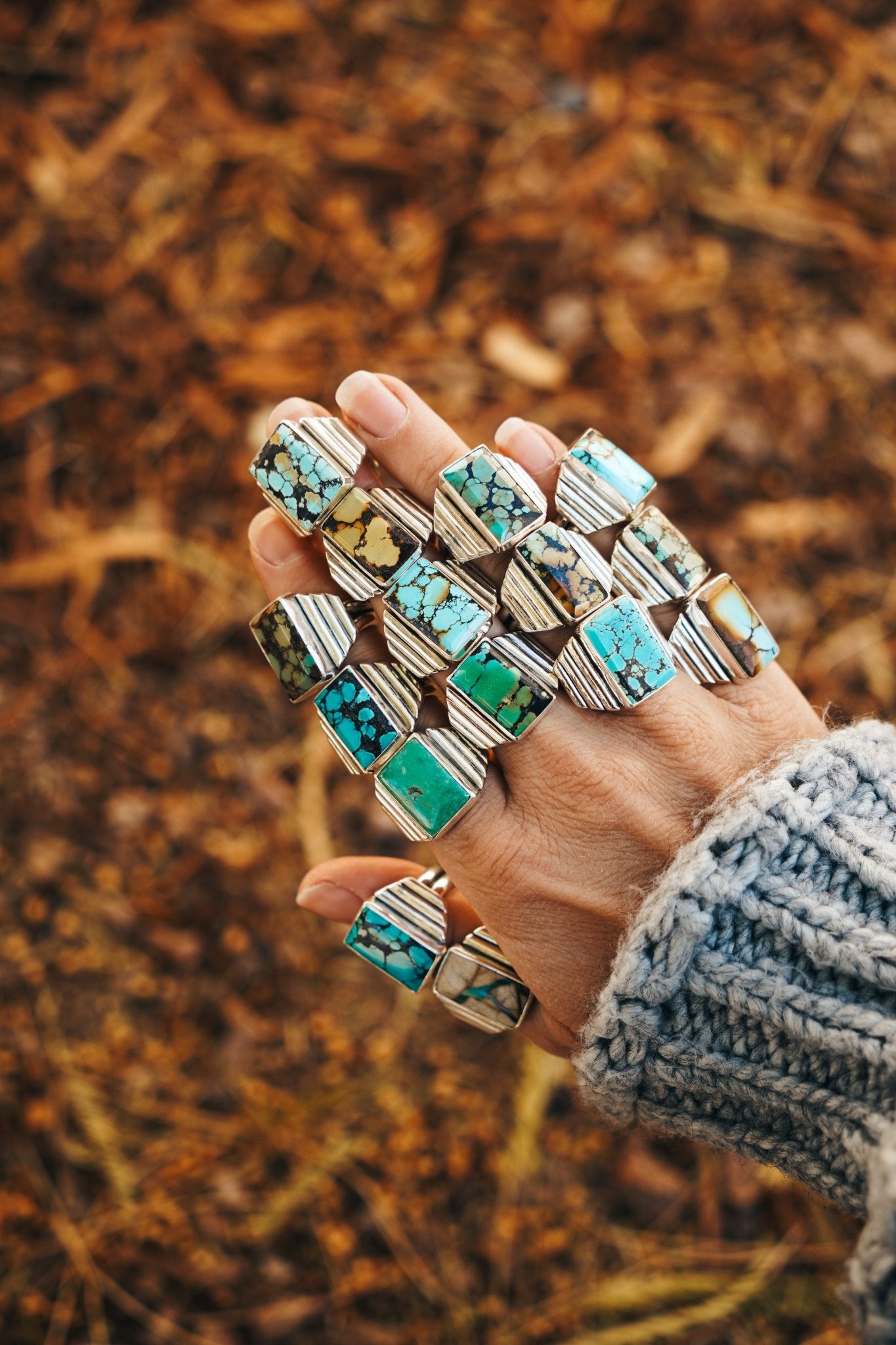 The Ventana Rectangle Ring (Choose Your Stone + Size) - Golden Road Crafted