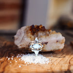 The Venus Ring in Campitos Turquoise (Size 8) - Golden Road Crafted
