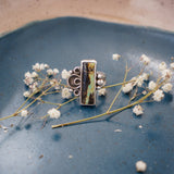 The Vitalis Ring in Blackjack Turquoise (Size 9) - Golden Road Crafted