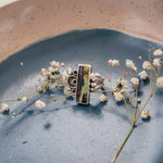 The Vitalis Ring in Blackjack Turquoise (Size 9) - Golden Road Crafted