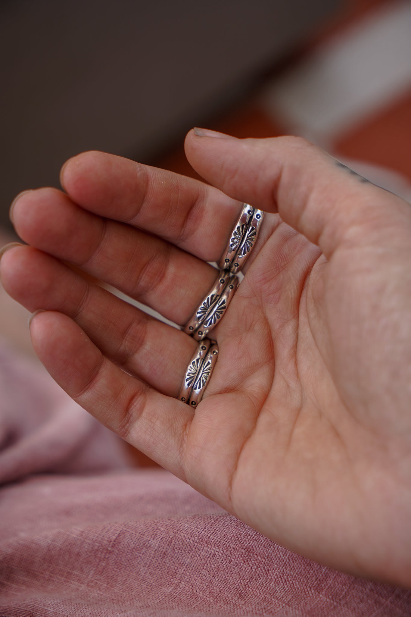 The Vitalis Ring in Blackjack Turquoise (Size 9) - Golden Road Crafted