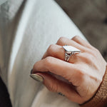 The White Buffalo Ring (Size 7) - Golden Road Crafted