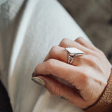 The White Buffalo Ring (Size 7) - Golden Road Crafted