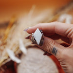 The White Buffalo Ring (Size 7) - Golden Road Crafted