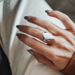 The White Buffalo Ring (Size 7) - Golden Road Crafted