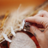 The White Buffalo Ring (Size 7) - Golden Road Crafted