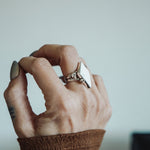 The White Buffalo Ring (Size 7) - Golden Road Crafted