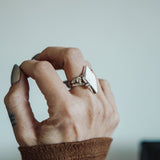 The White Buffalo Ring (Size 7) - Golden Road Crafted