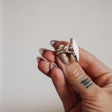 The White Buffalo Ring (Size 8) - Golden Road Crafted
