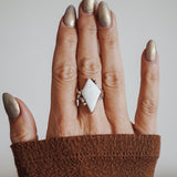 The White Buffalo Ring (Size 8) - Golden Road Crafted