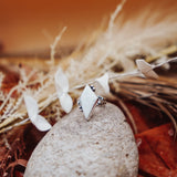 The White Buffalo Ring (Size 8) - Golden Road Crafted