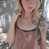 The Wilding Bolo in Royston Ribbon Turquoise - Golden Road Crafted