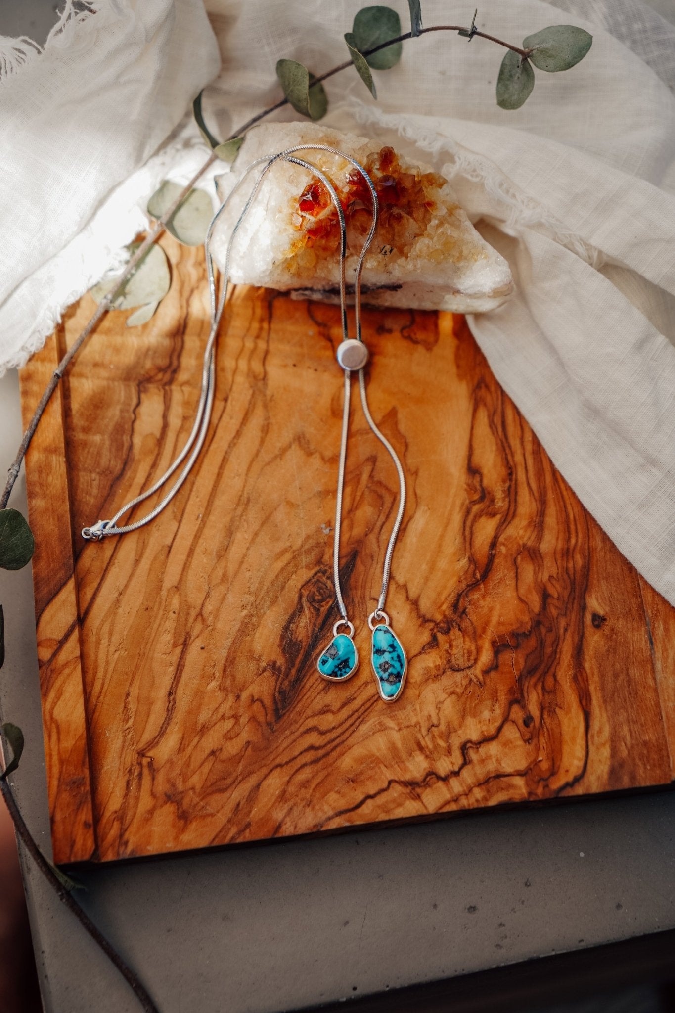 The Wilding Bolo in Sleeping Beauty Turquoise - Golden Road Crafted