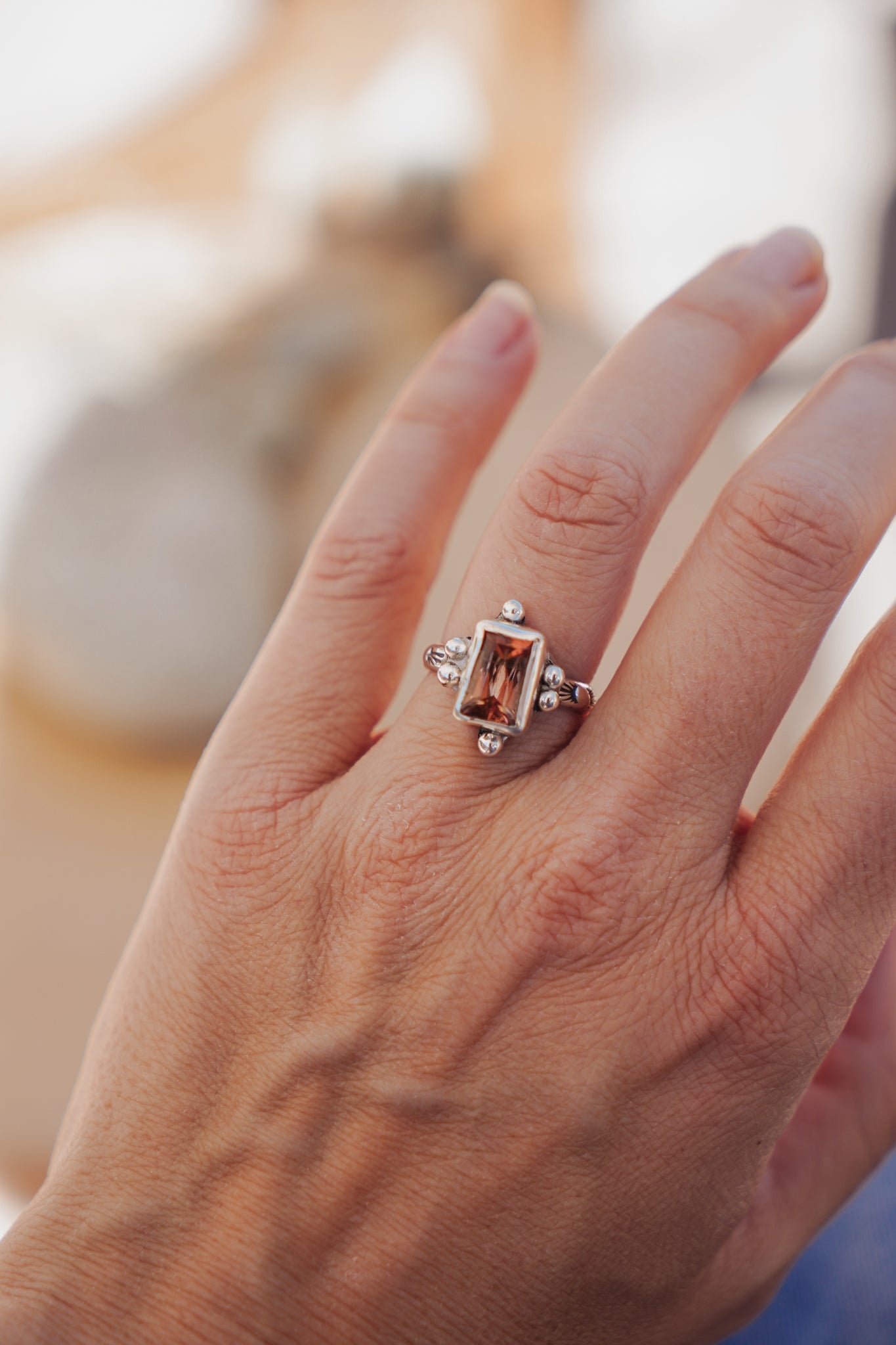 Tourmaline Ring (Size 7.5) - Golden Road Crafted
