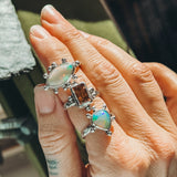 Tourmaline Ring (Size 7.5) - Golden Road Crafted