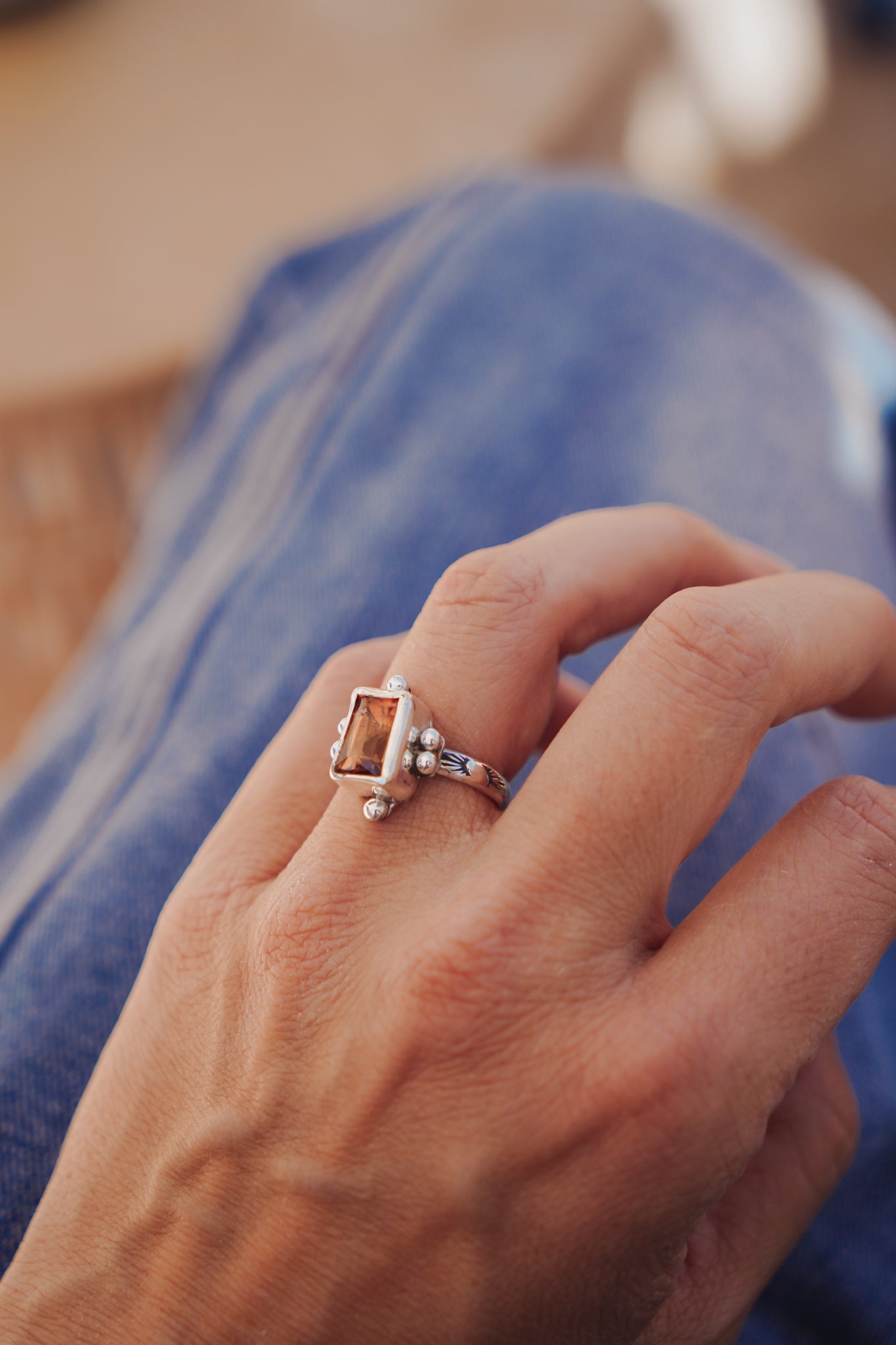 Tourmaline Ring (Size 7.5) - Golden Road Crafted