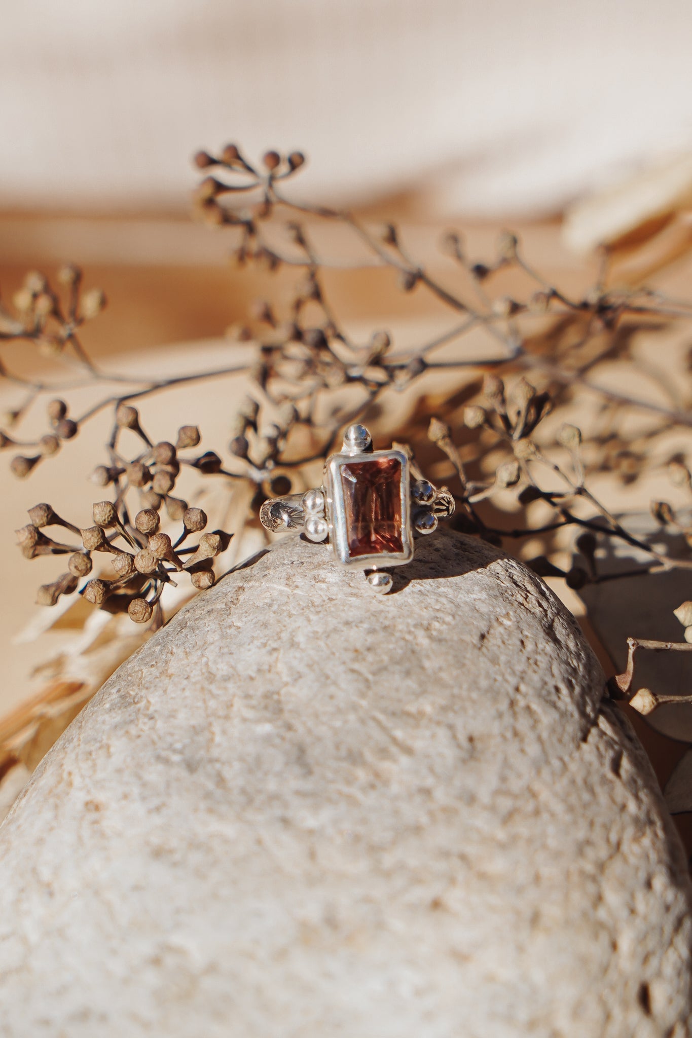 Tourmaline Ring (Size 7.5) - Golden Road Crafted