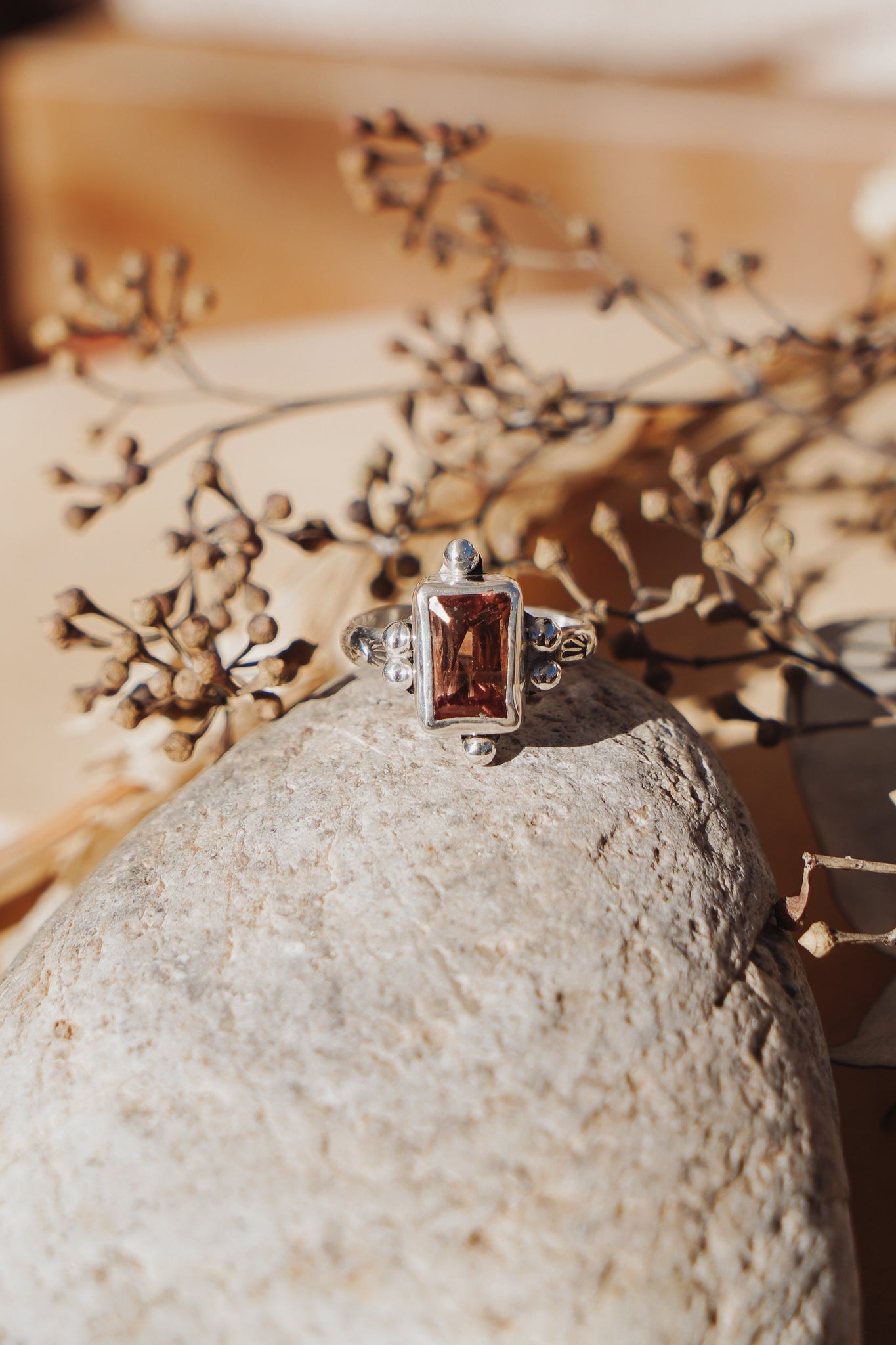 Tourmaline Ring (Size 7.5) - Golden Road Crafted