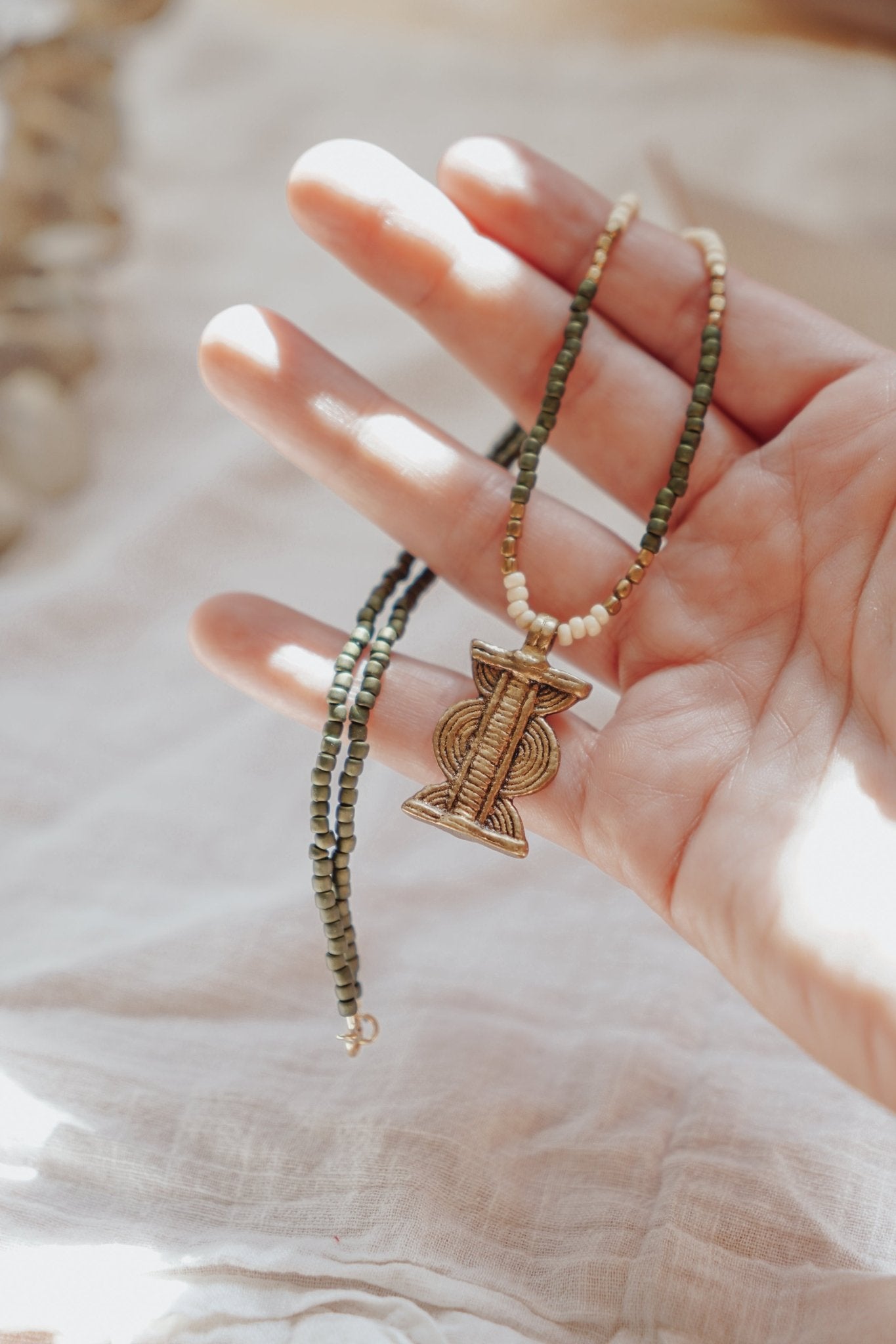 Tower Necklace - Golden Road Crafted