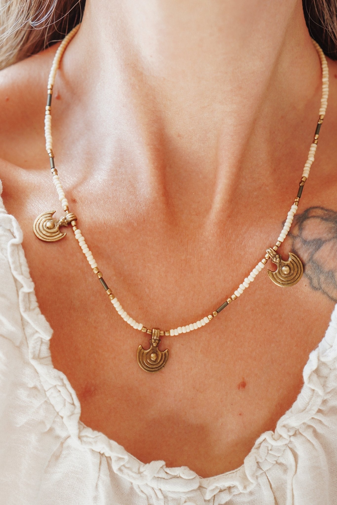 Triple Threat Necklace - Golden Road Crafted