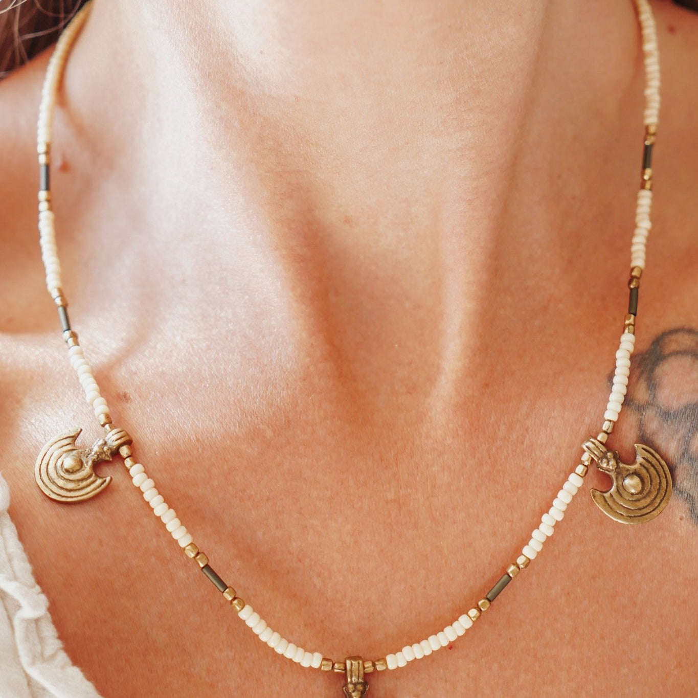 Triple Threat Necklace - Golden Road Crafted