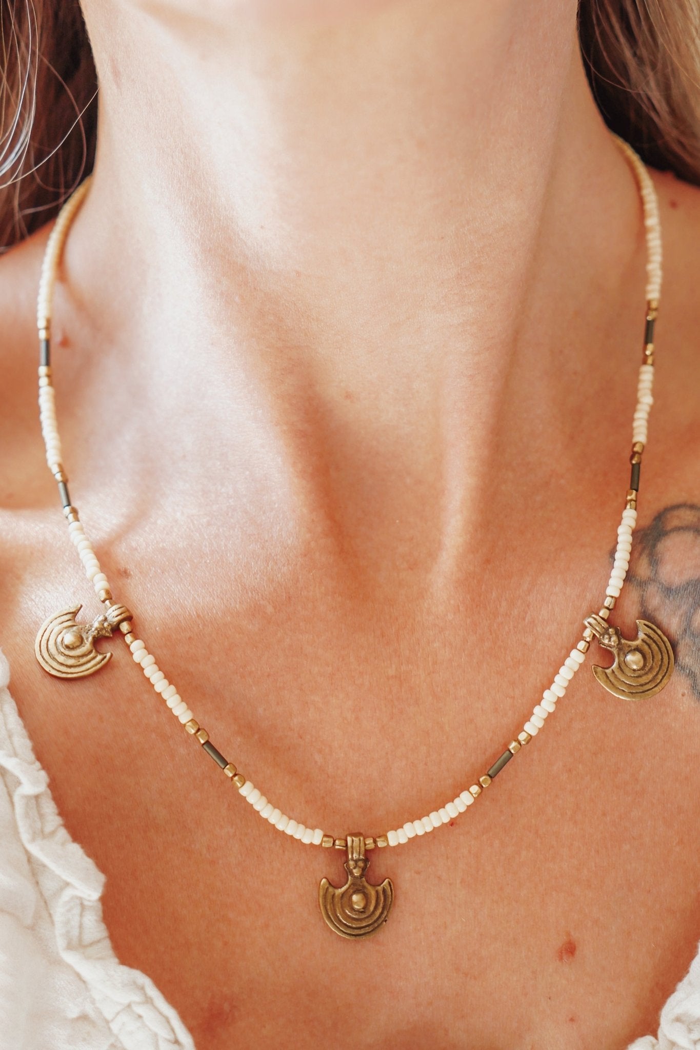 Triple Threat Necklace - Golden Road Crafted