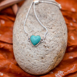 Turquoise Lovers Bracelet in Tyrone Turquoise - Golden Road Crafted