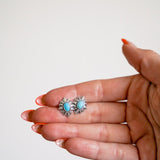 Turquoise Stud Earrings - Golden Road Crafted