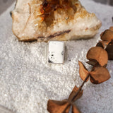 Ventana Ring in White Buffalo (Size 6) - Golden Road Crafted
