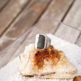 Ventana Ring in White Buffalo (Size 6) - Golden Road Crafted