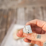 Ventana Ring in White Buffalo (Size 6) - Golden Road Crafted