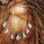 White Buffalo Charm Necklace - Golden Road Crafted