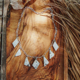 White Buffalo Charm Necklace - Golden Road Crafted