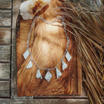 White Buffalo Charm Necklace - Golden Road Crafted