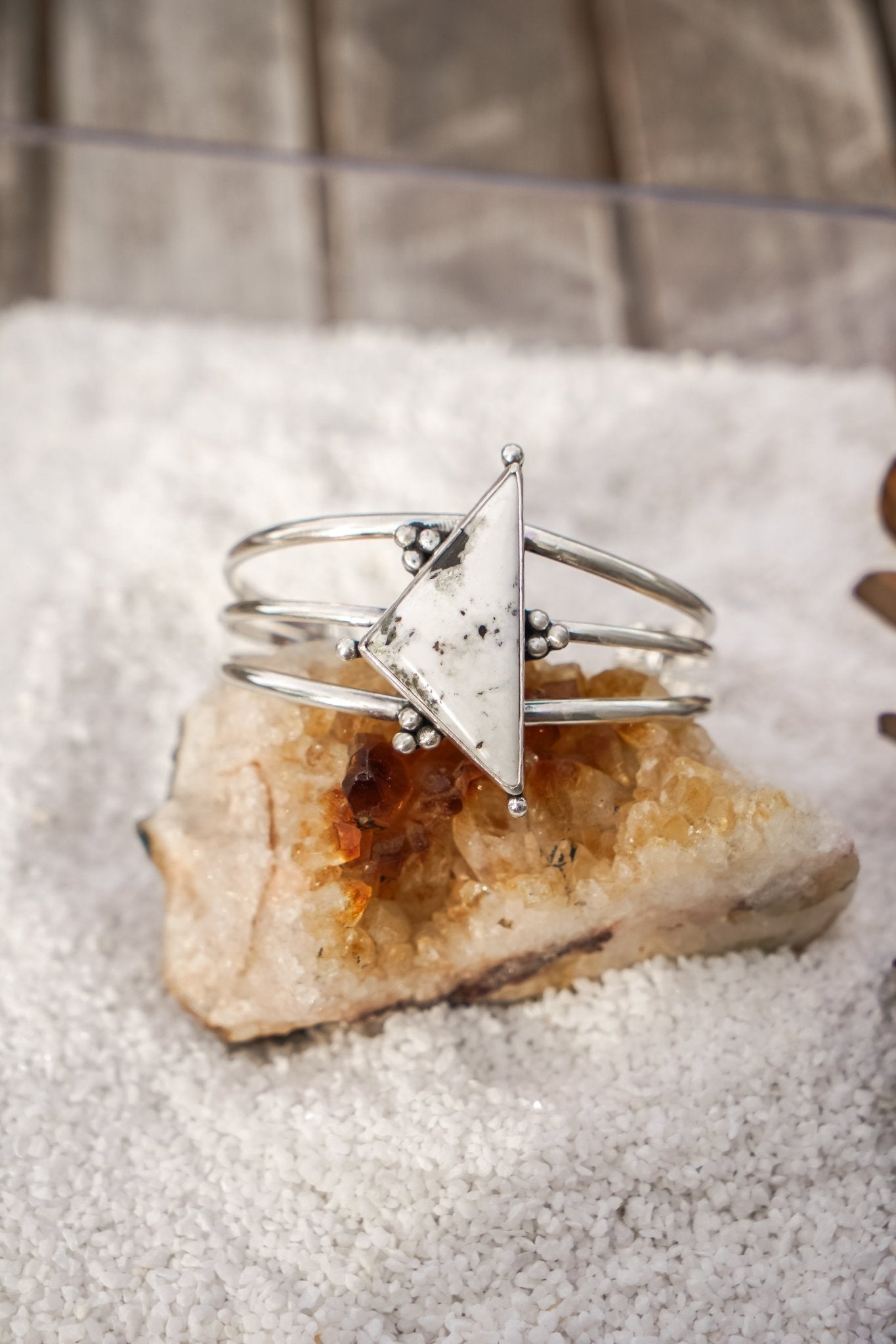 White Buffalo Cuff - Golden Road Crafted